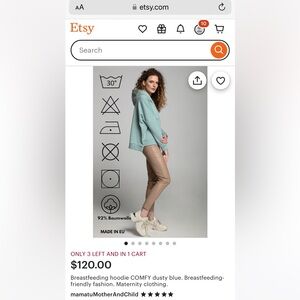 Breastfeeding hoodie